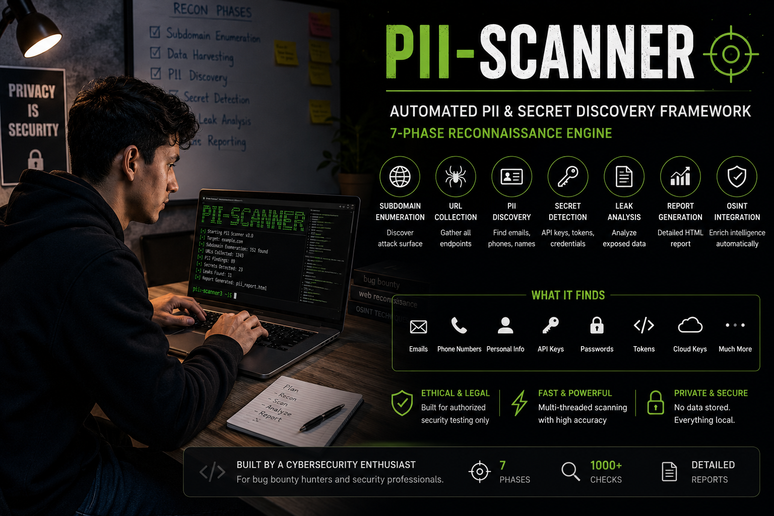 PII-Scanner3 Reconnaissance Framework