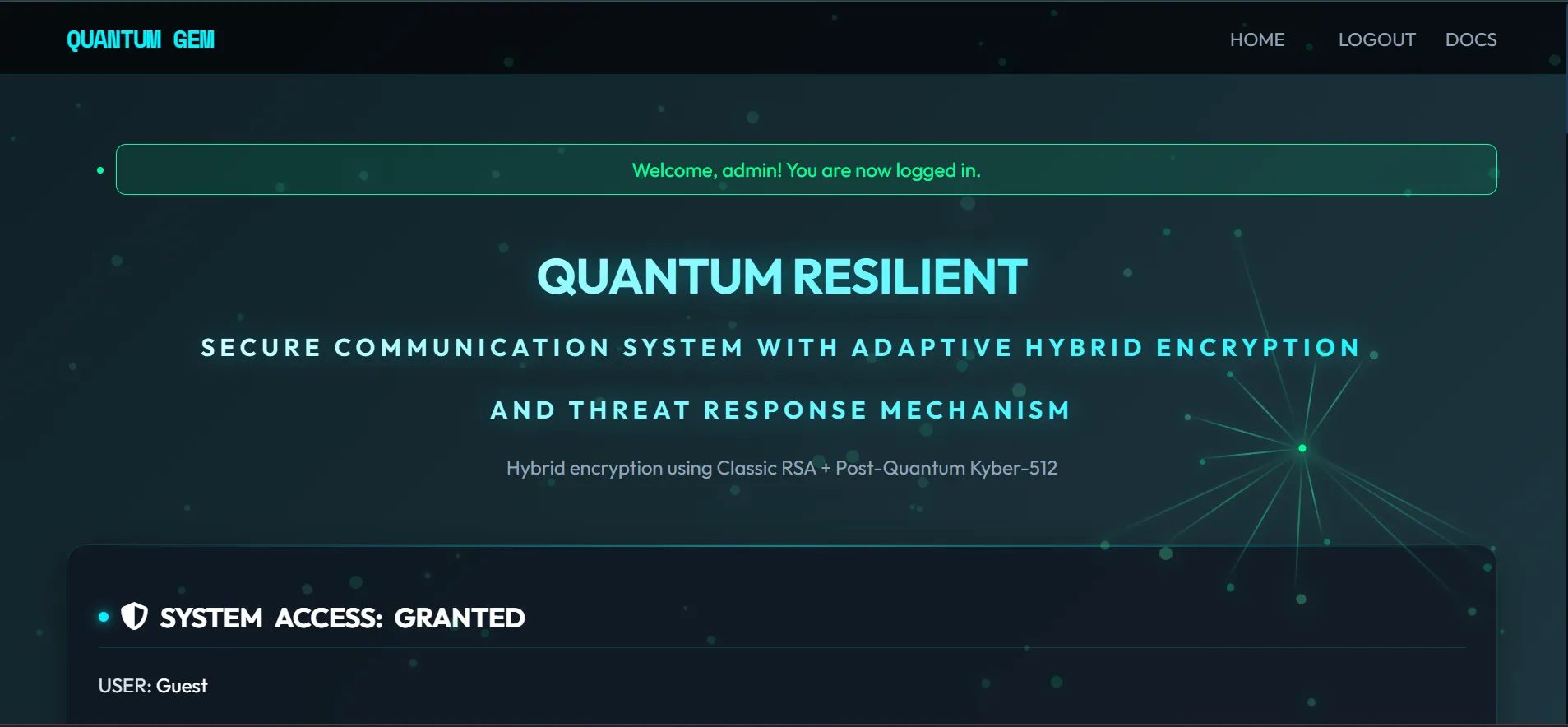 Quantum-Resilient Secure Communication