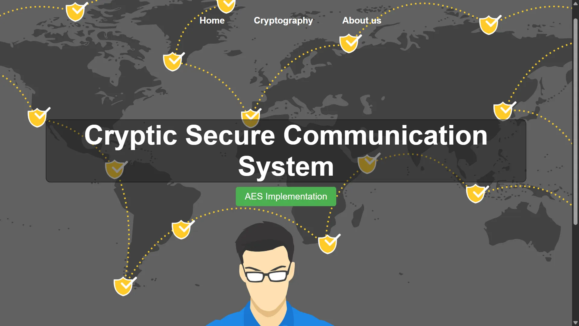 Cryptic Secure Communication System